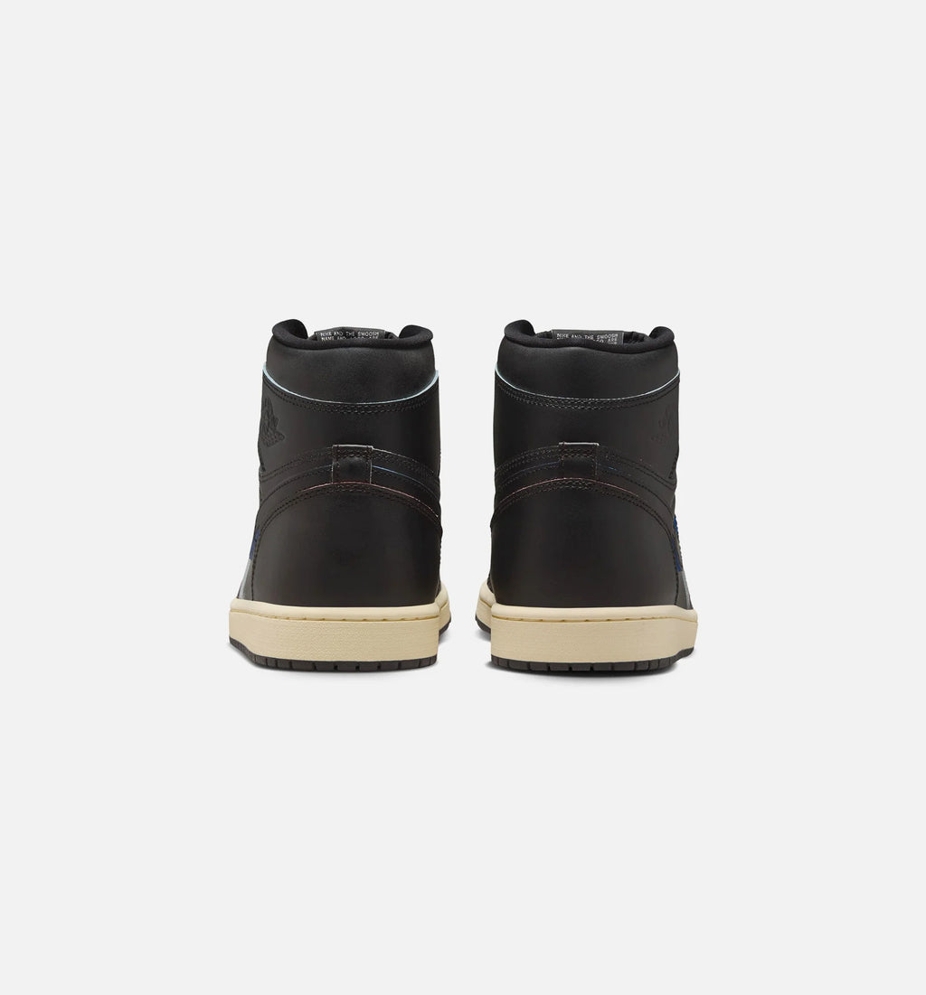 Air Jordan 1 Retro High OG Black and Muslin Mens Lifestyle Shoe Black Black Muslin