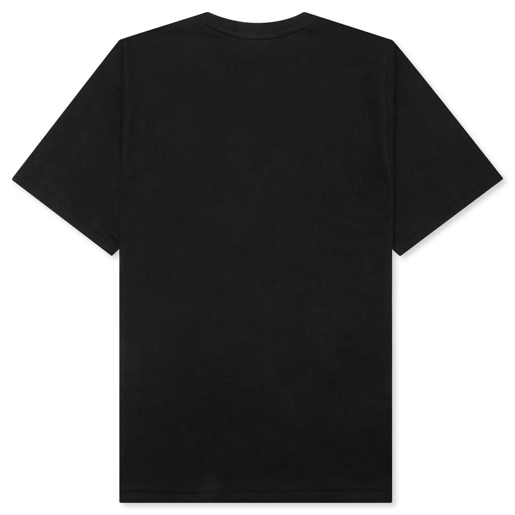 Color Camo Shark Tee Black Purple