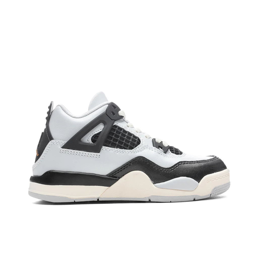 Air Jordan 4 Retro PS Pure Platinum Metallic Gold Black Sail