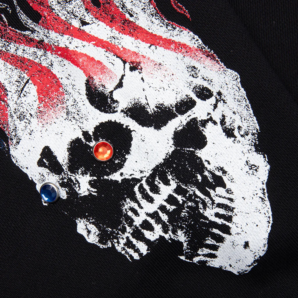 VLONE Flag Zip Up Hoodie Black