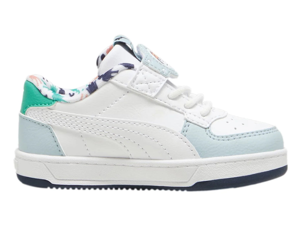 Tenis PUMA Caven 20 Playmobil Blanco y Azul para Niño