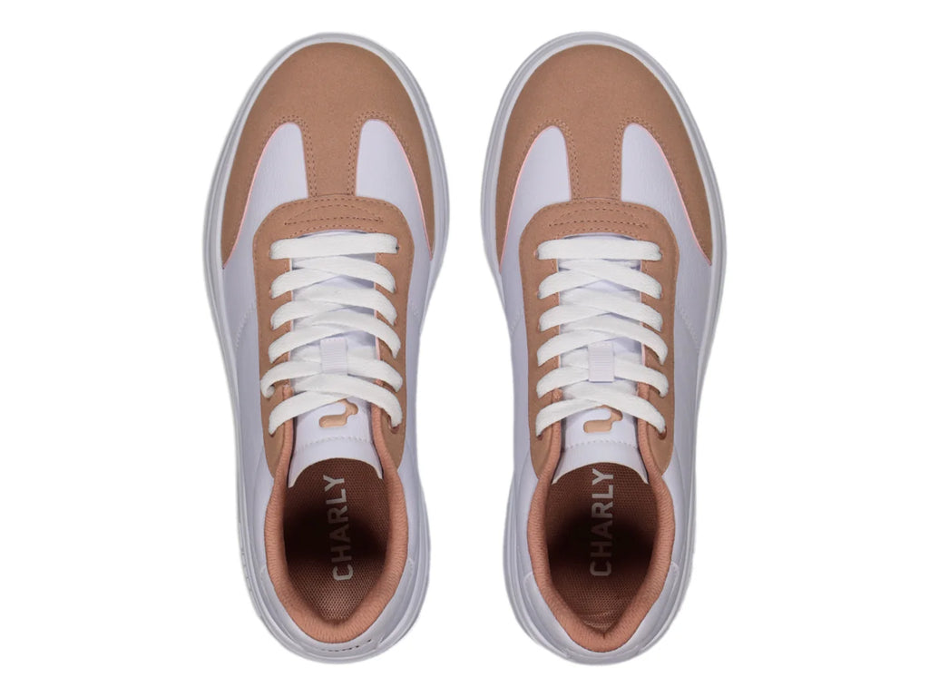 Tenis Charly Blanco y Rosa para Mujer
