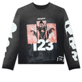 Left Out Enemy L S Tee Vintage Black