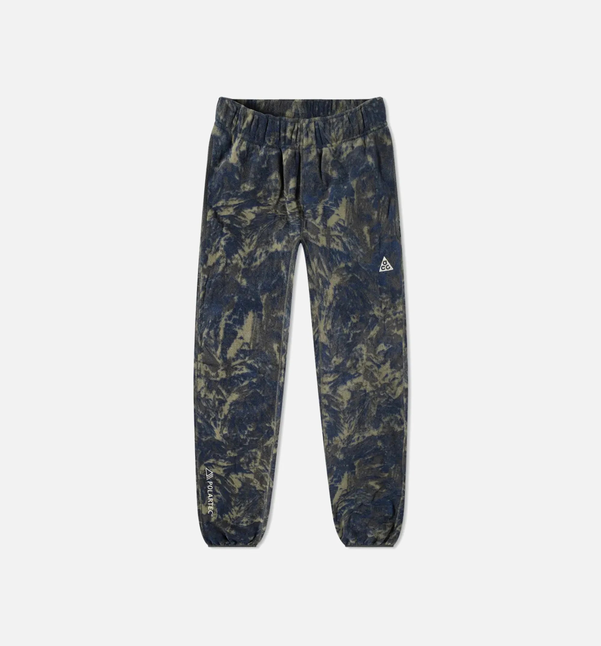 ACG Wolf Tree Print Fleece Pant Mens Pant Blue Smoke Grey Stone