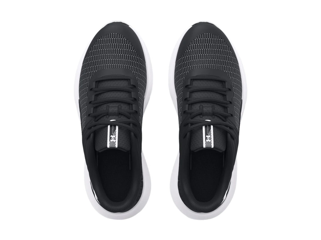 Tenis Under Armour UA Outhustle Negro y Blanco para Niño