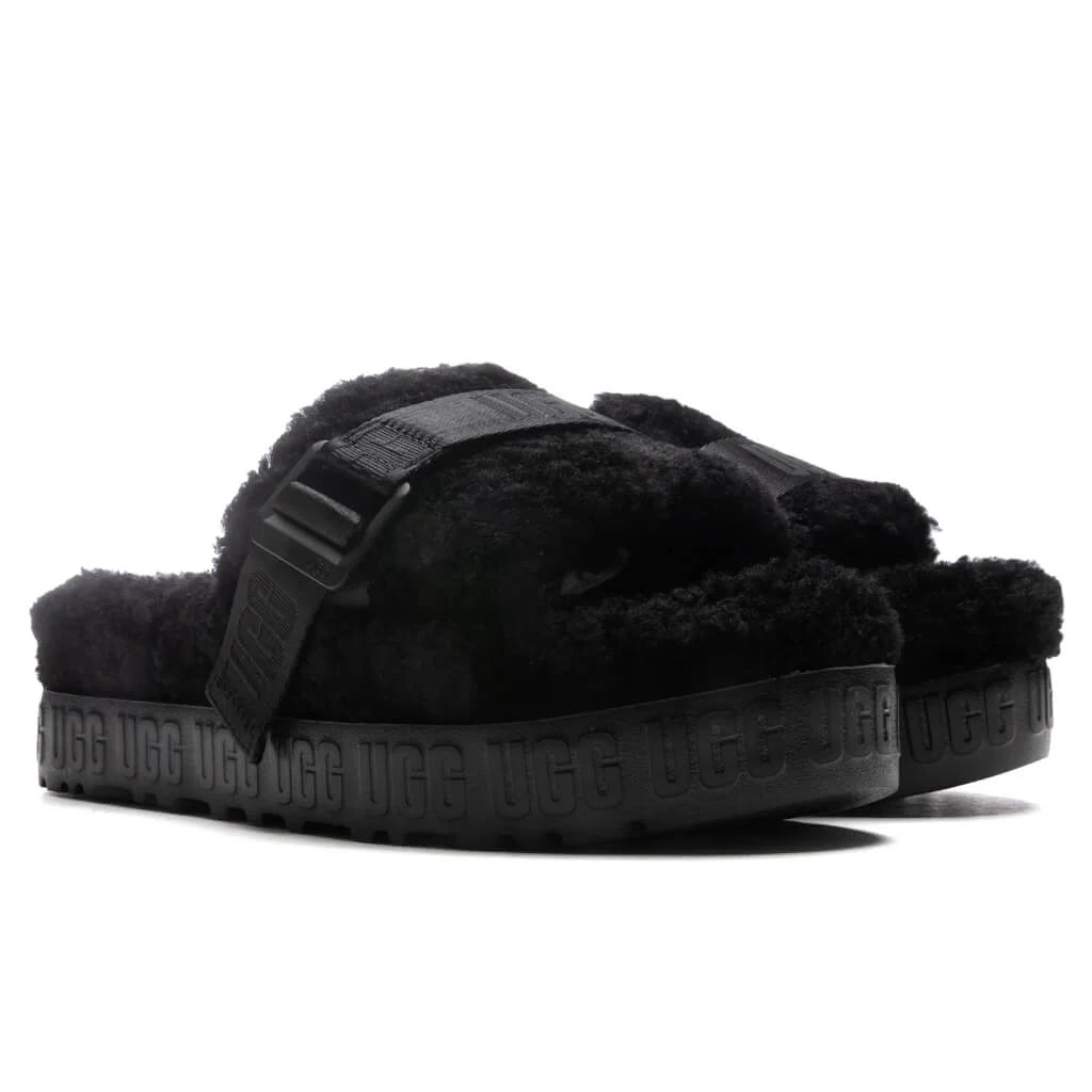 Womens Fluffita Slipper Black