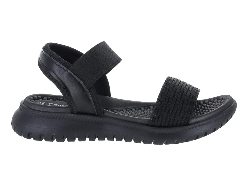 Sandalias Comfort Fit Negro para Mujer