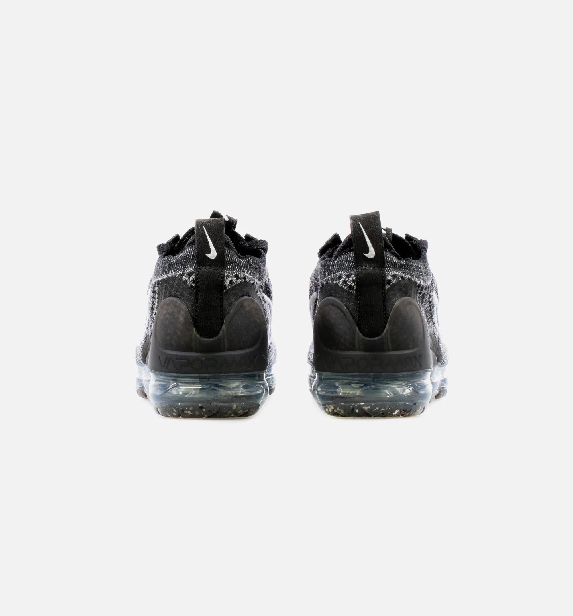 Air Vapormax 2021 Oreo Womens Lifestyle Shoe Black White Metallic Silver