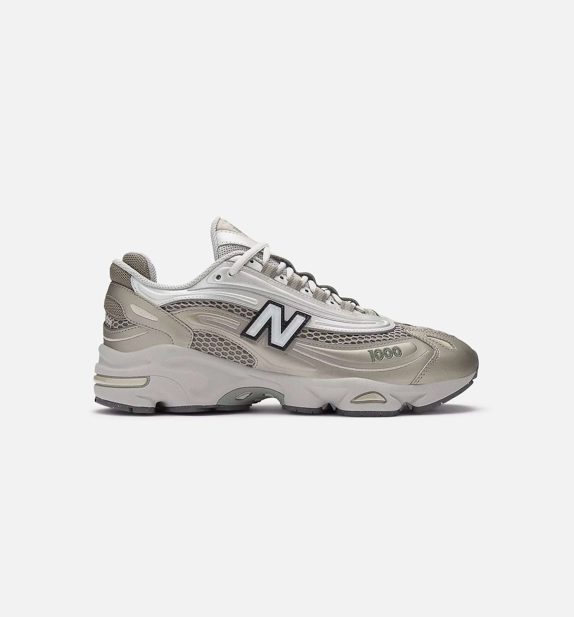 1000 Mens Lifestyle Shoe Arid Stone Light Silver Metallic Dark Alpine Green