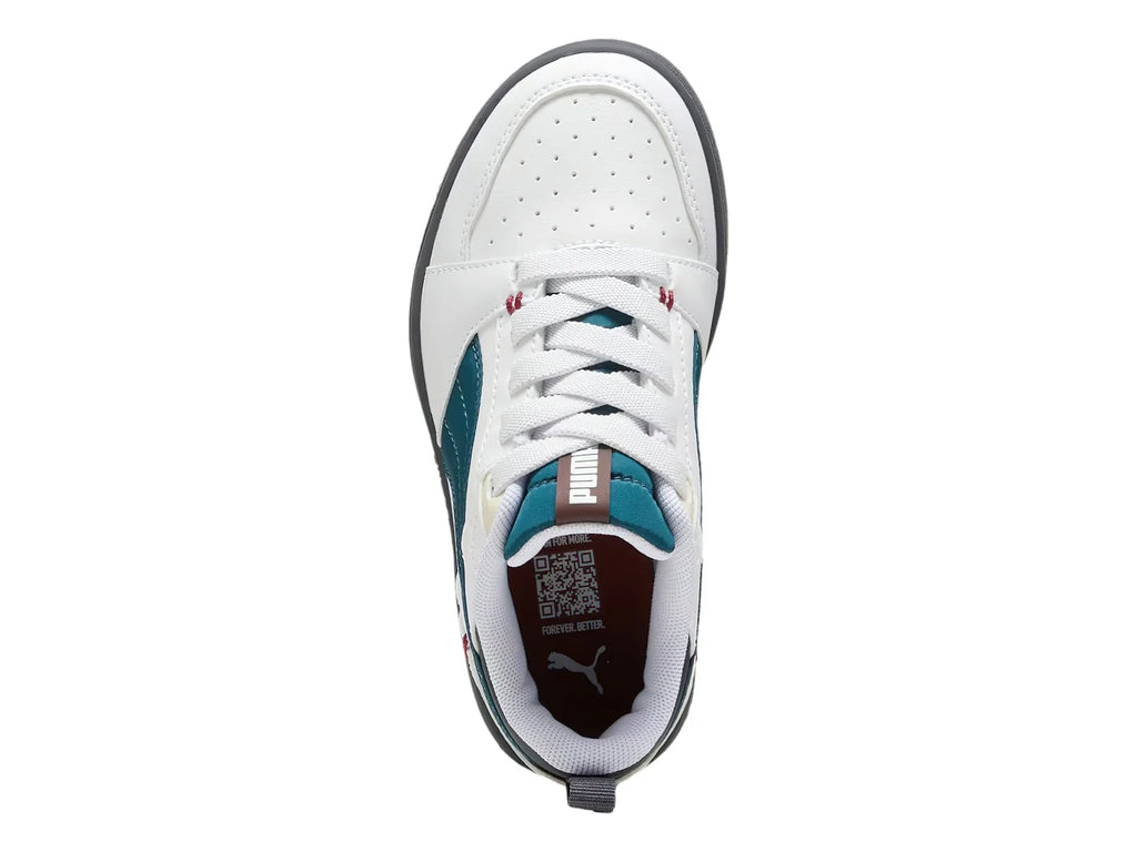 Tenis PUMA Rebound V6 Lo Mid 90s Blancos para Niño