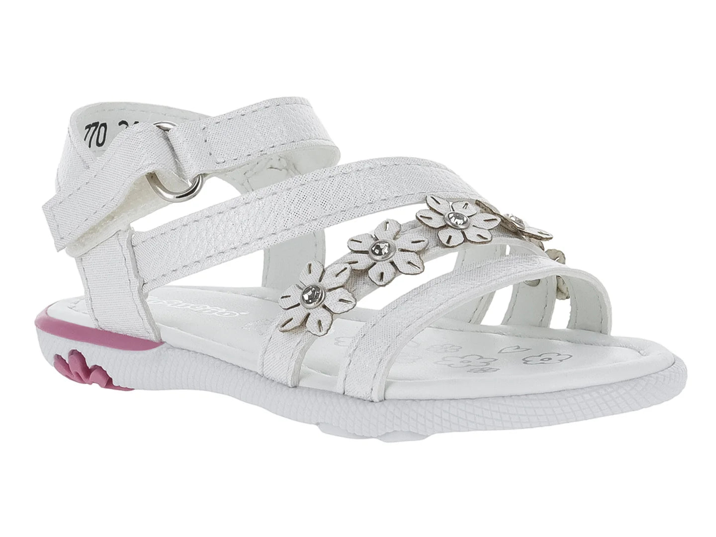 Sandalias Ensueño Florencia Blanco para Niña
