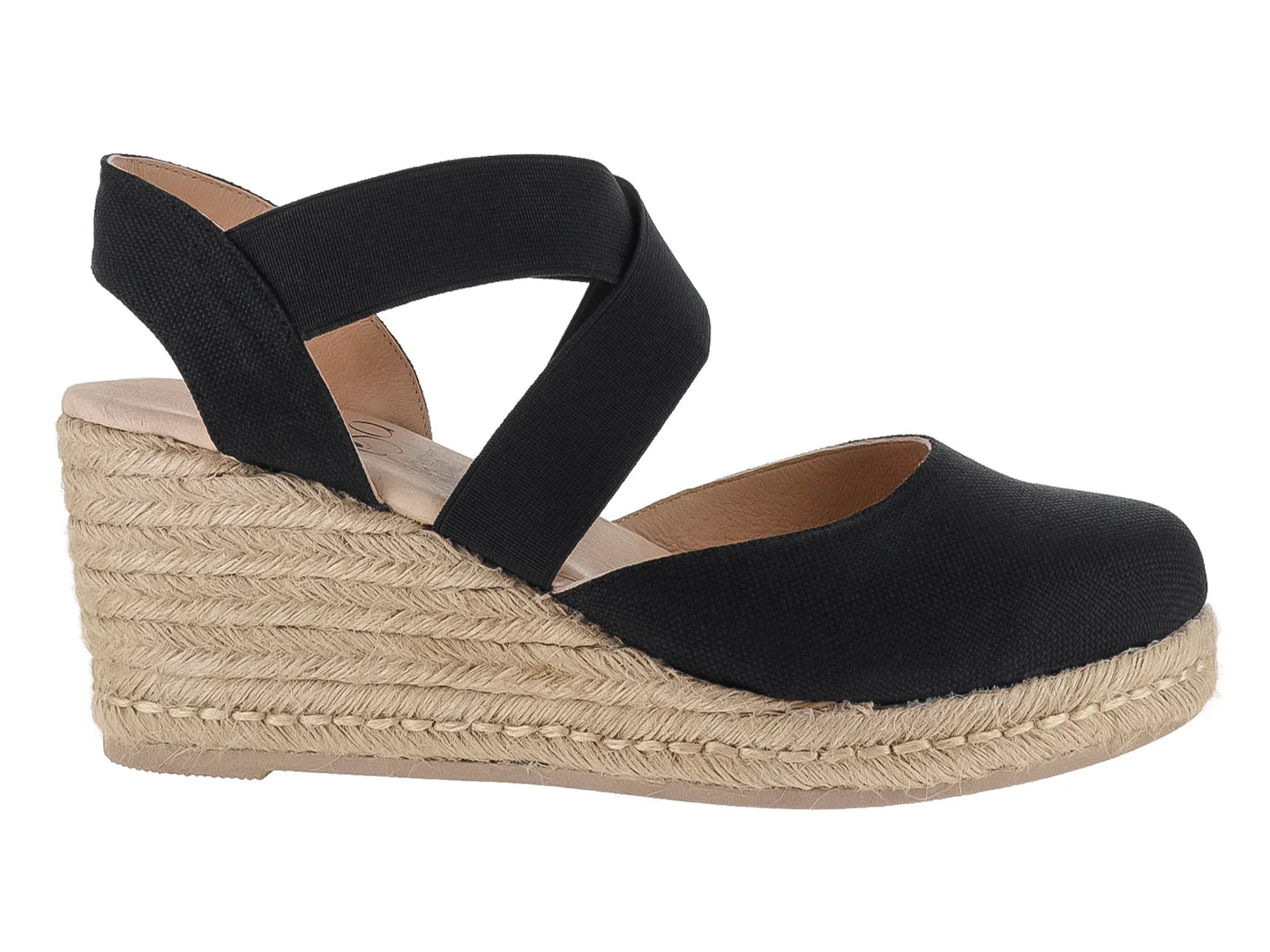 Sandalias Luna Rosa Negro para Mujer