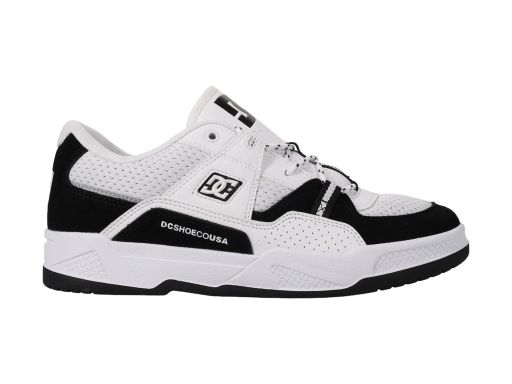 Tenis DC Shoes Construct Negro y Blanco para Hombre