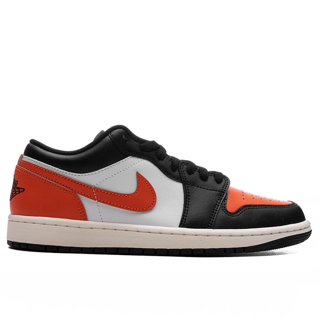 Air Jordan 1 Low Black Starfish White Sail