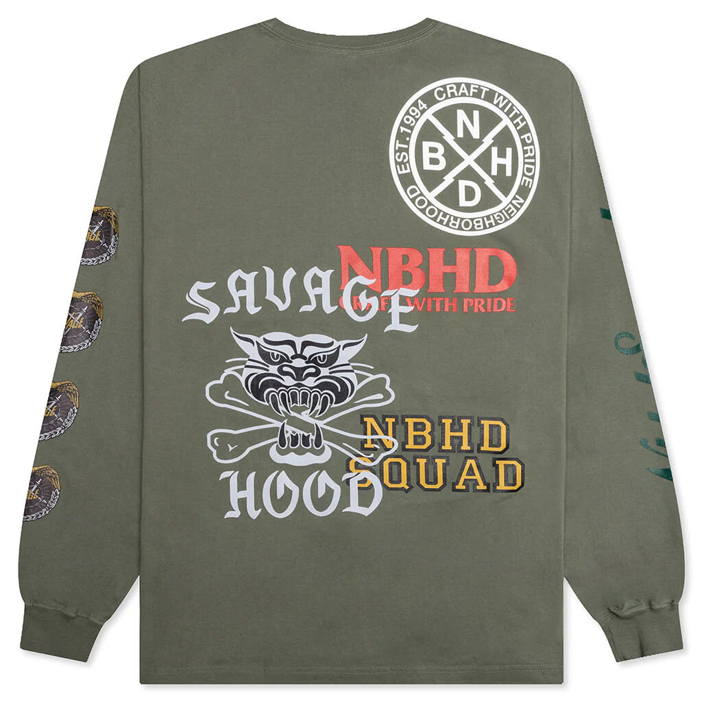 NH TEE LS 17 Olive Drab
