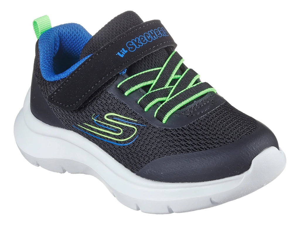Tenis Skechers Go Run 400 V2 Negro y Amarillo para Niño
