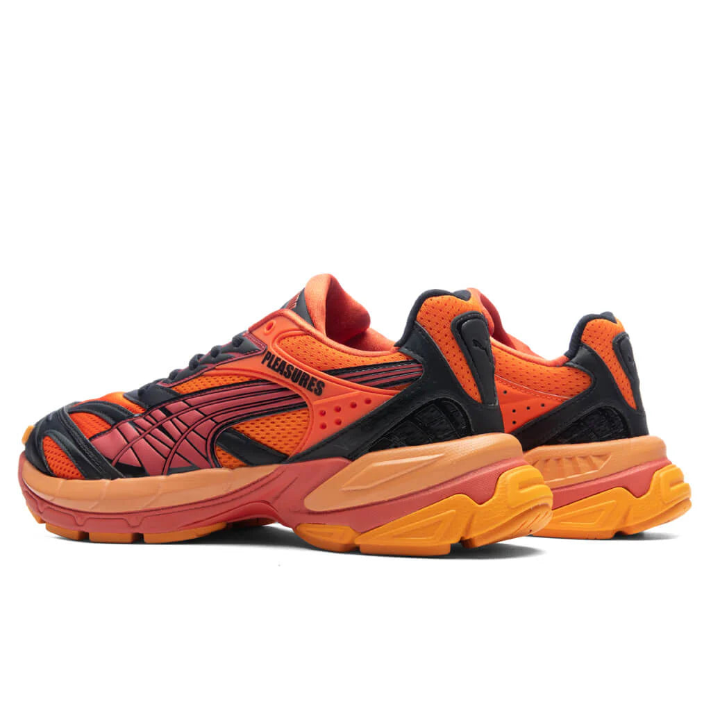 Puma x Pleasures Velophasis Layers Cayenne Pepper Astro Red