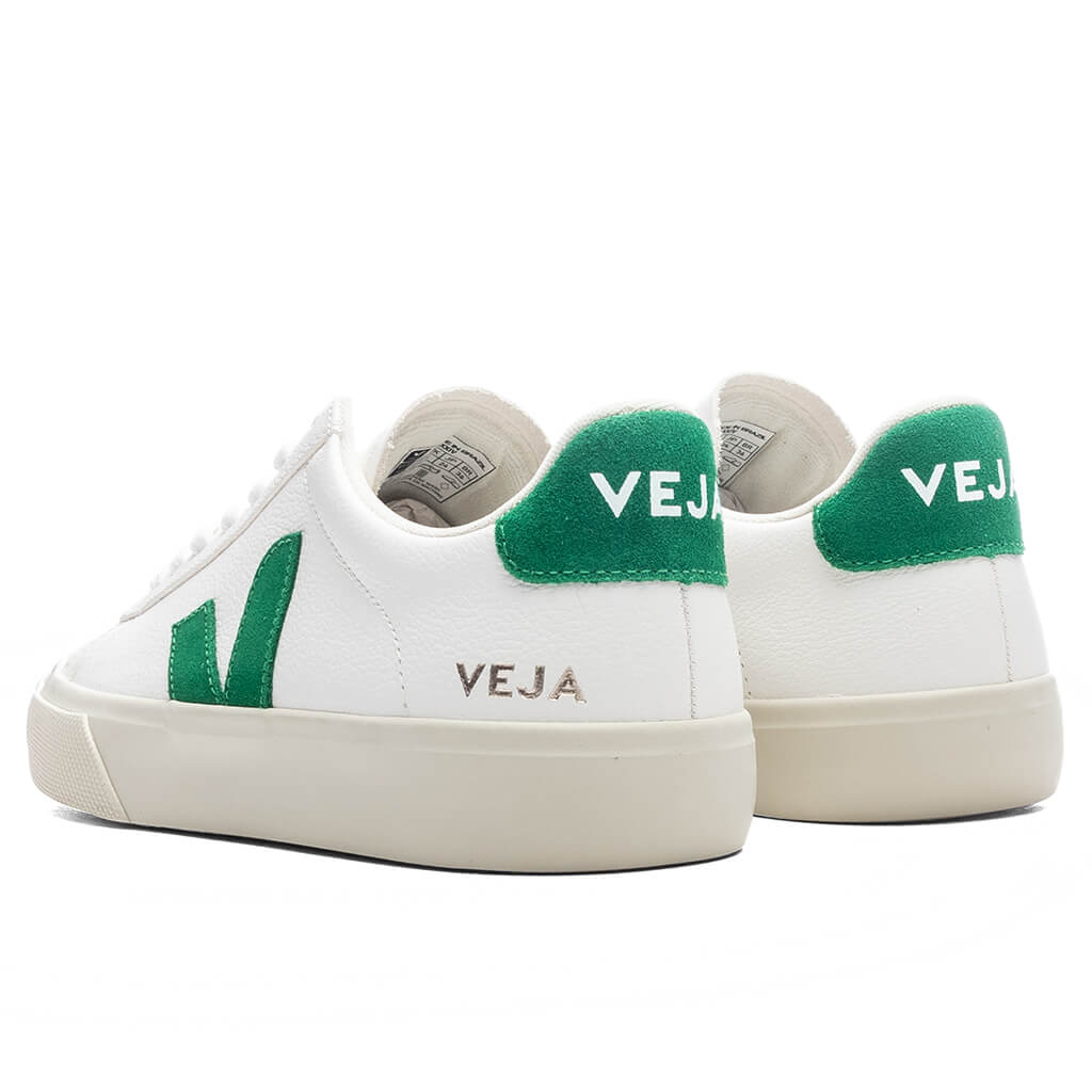 Womens Campo Chromefree Leather Extra White Emeraude