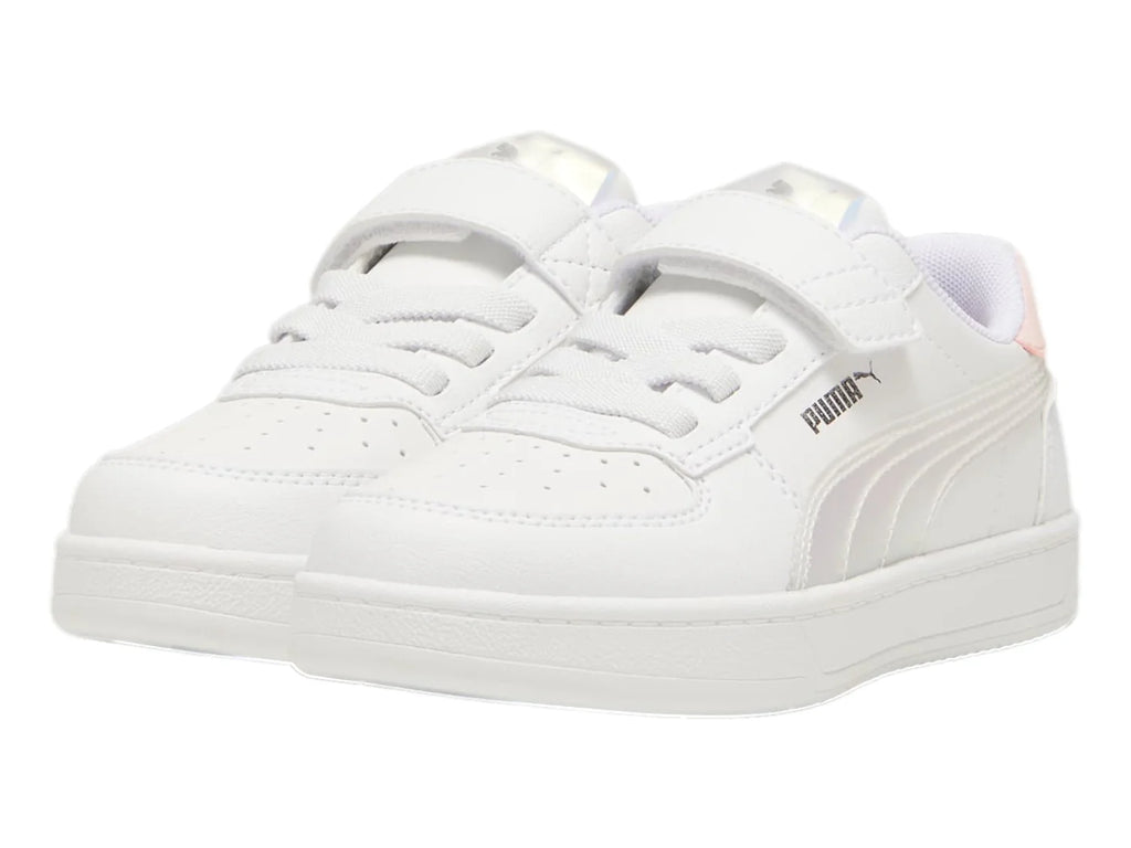 Tenis PUMA Caven 20 Holo Blanco y Malva para Niña