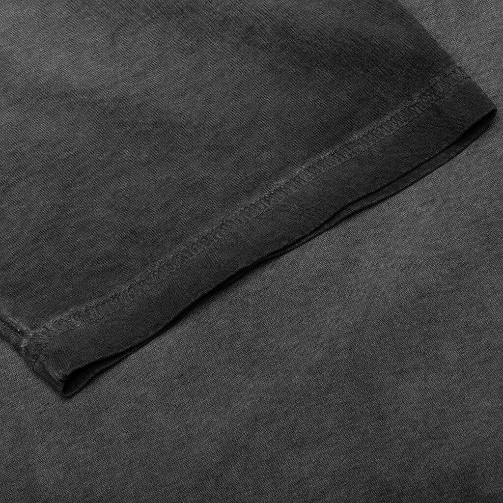 Phoenix Oil Wash Cropped Tee Black
