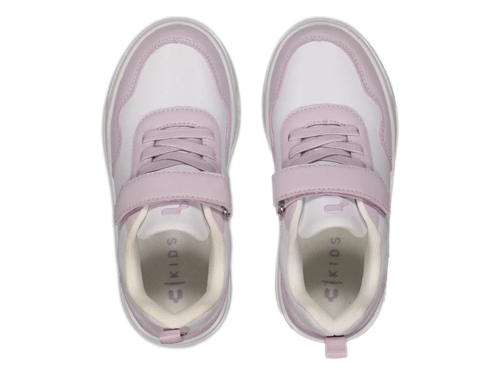 Tenis Charly Blanco y Rosa para Niña