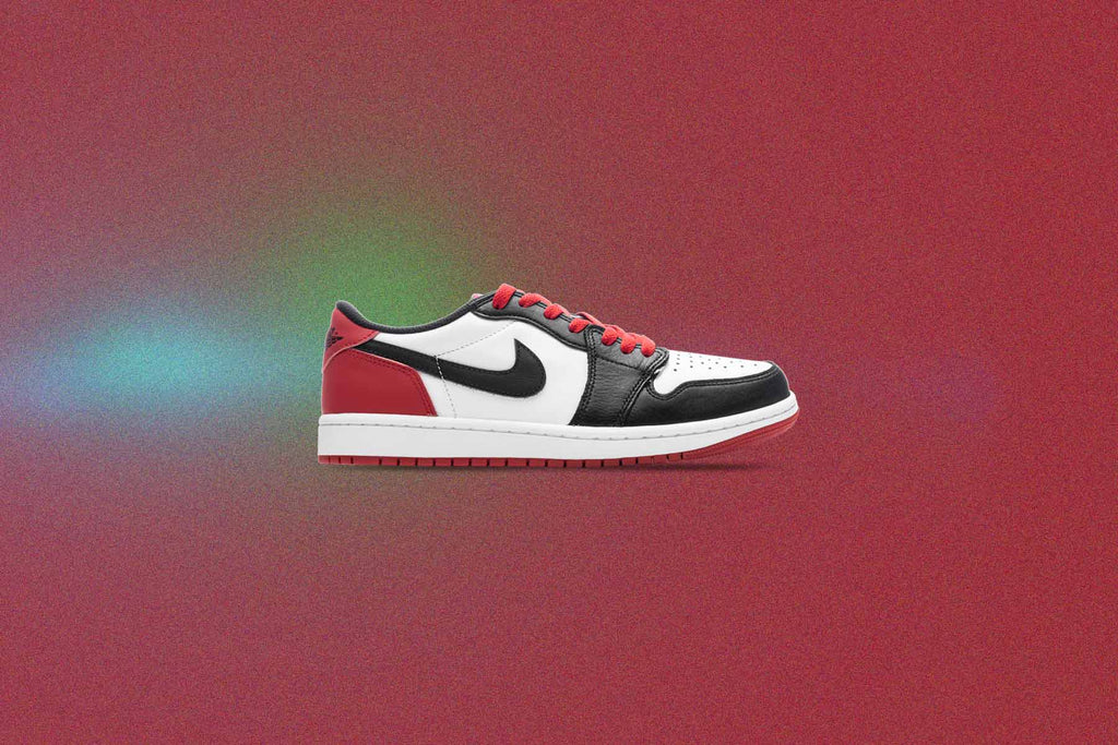 Air Jordan 1 Low OG GS White Black Varsity Red