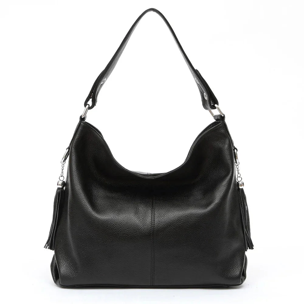 Bolsa de Ombro de Couro Bolzano