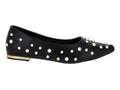 Zapatos Planos Luna Rosa Negros para Mujer