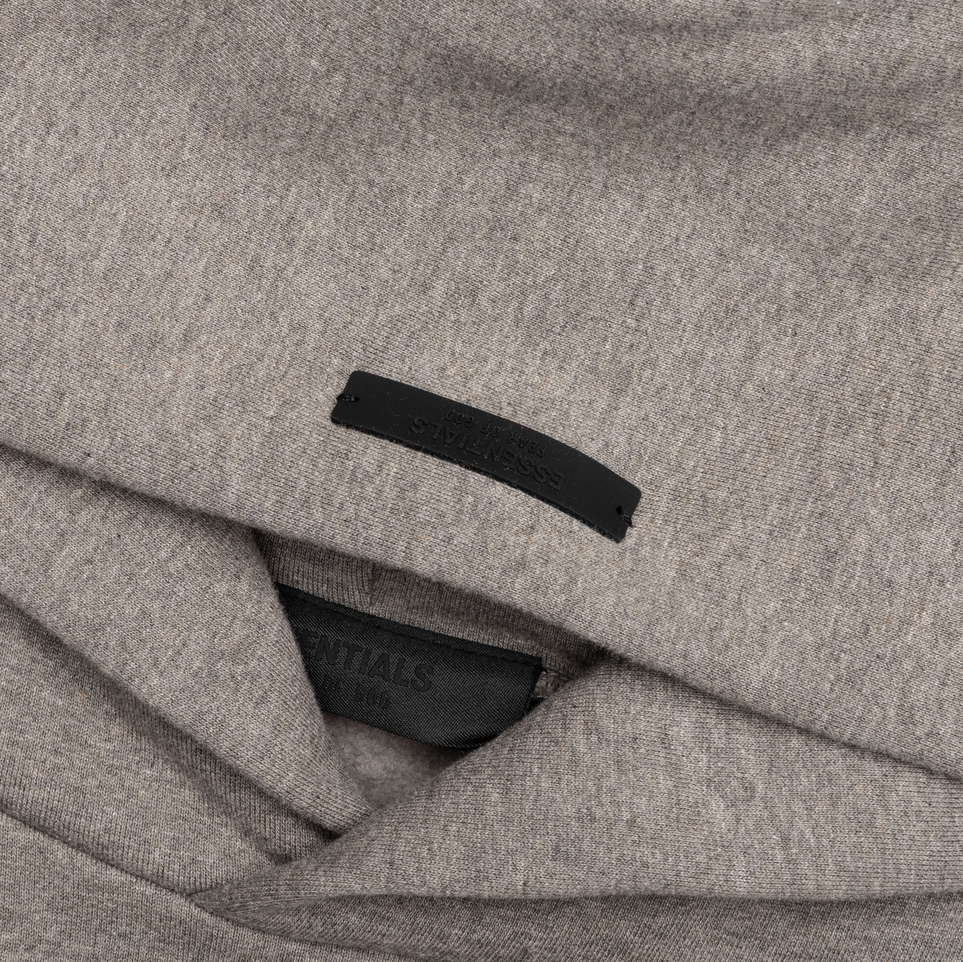 Heavy Fleece Vintage Shrunken Hoodie Heather Gray