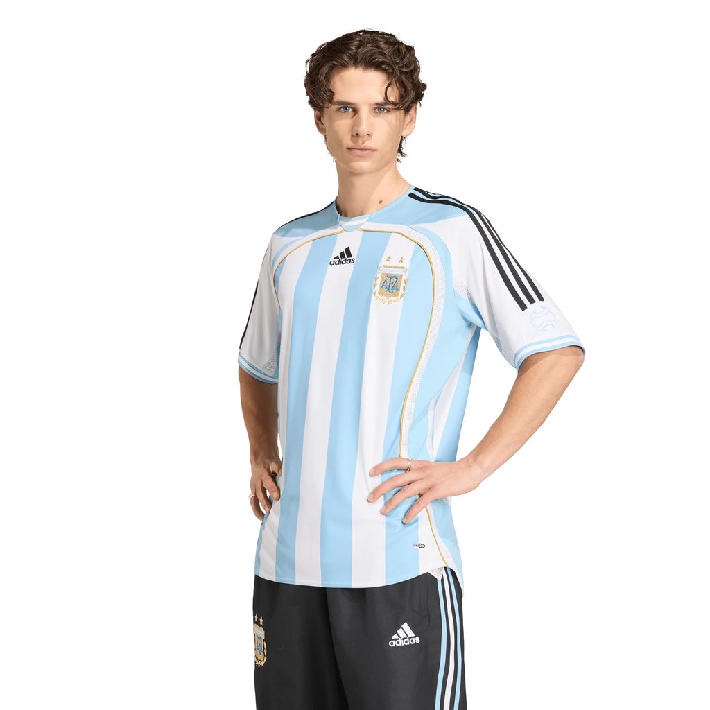 adidas Argentina Home Mens Soccer Jersey 2006 White Blue