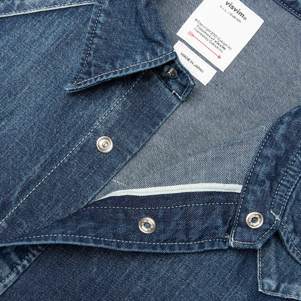 Social Sculpture DMGD Shirt Indigo