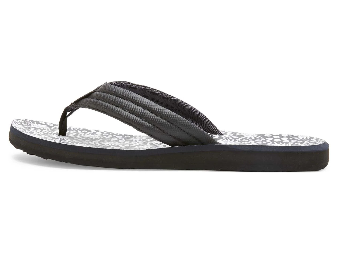 Sandalias Quiksilver Carver Print Negro Blanco y Gris para Hombre