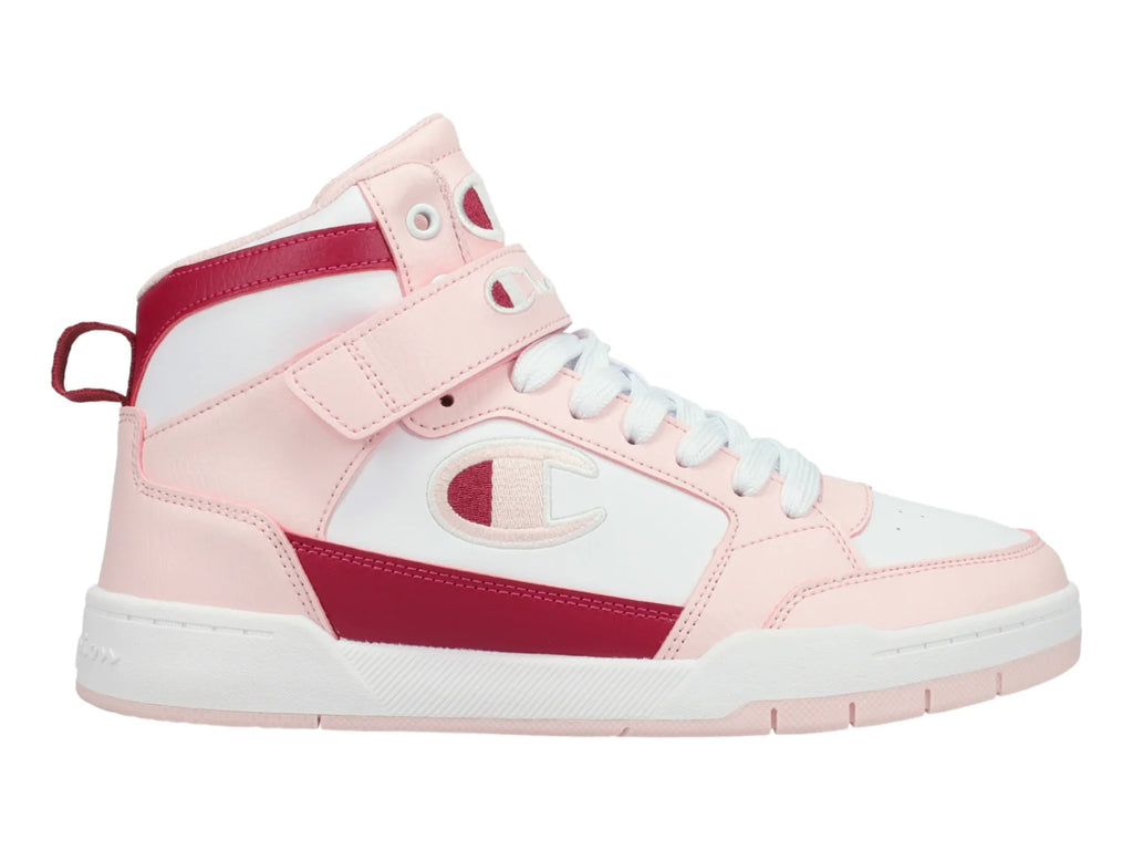 Tenis Champion Arena Power Hi Blanco y Rosa para Mujer