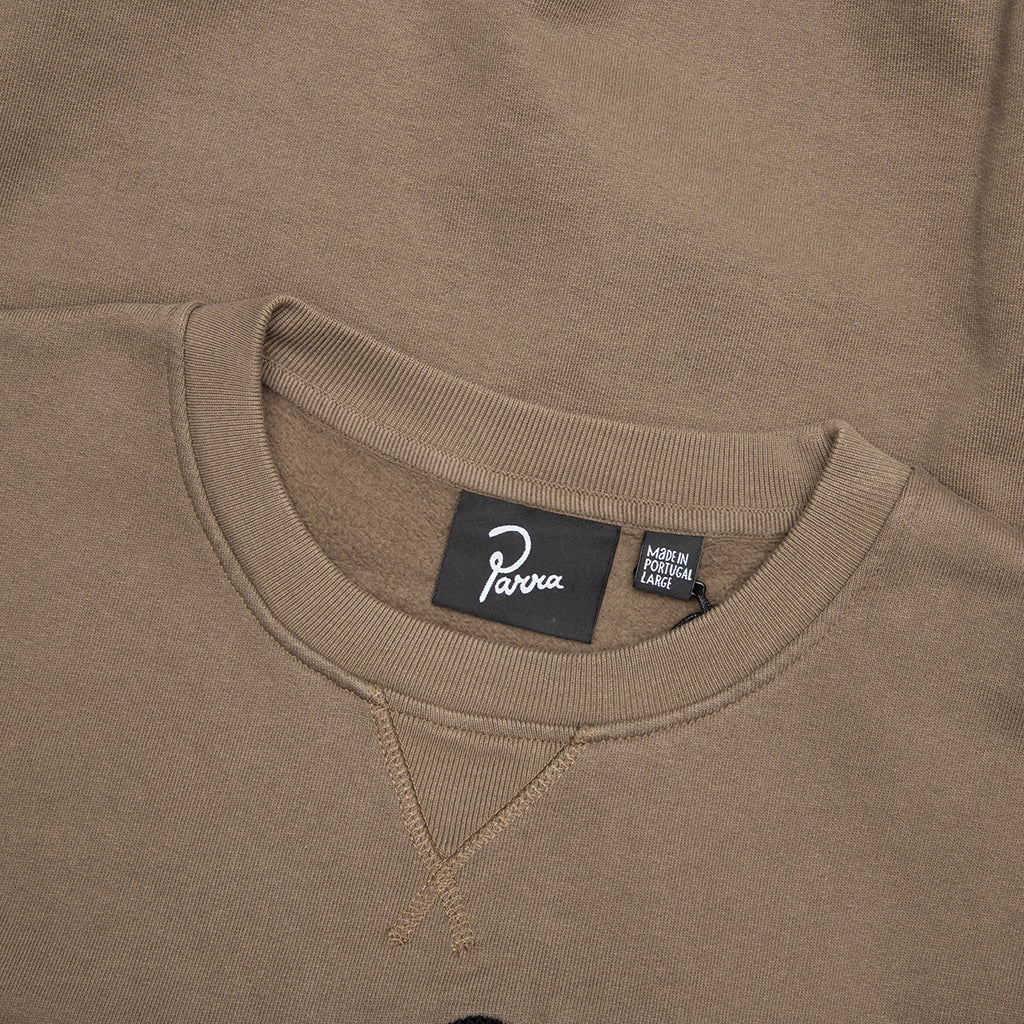 Future Visions Crew Neck Sweatshirt Stone Grey