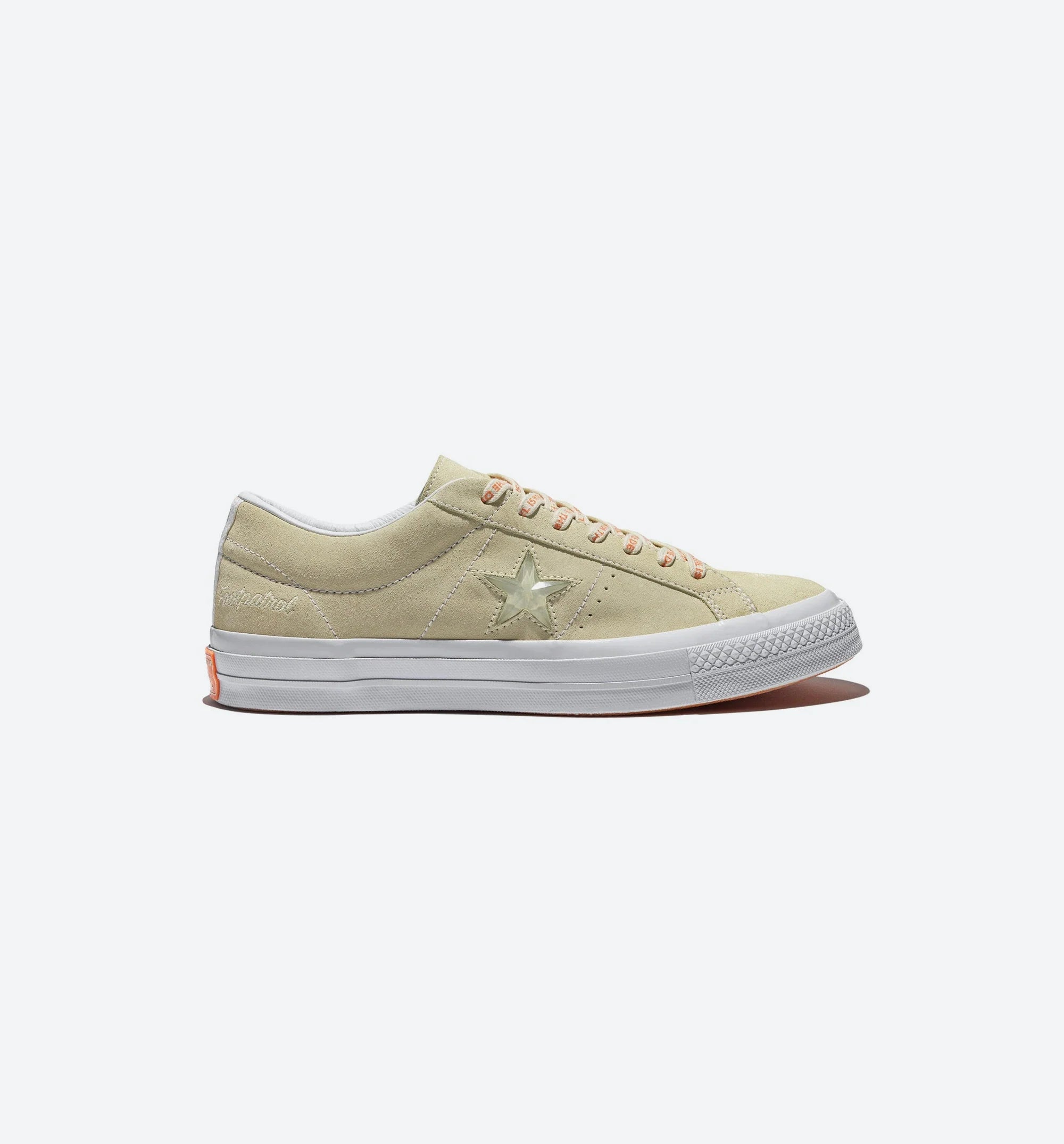 Converse X Footpatrol One Star Suede Mens Shoe Vanilla Custard White