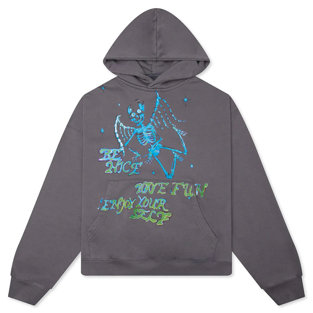 Enjoy Yourself Hoodie Grey