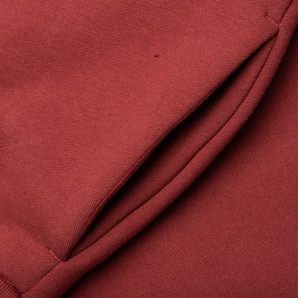 Fleece Hoodie Crimson