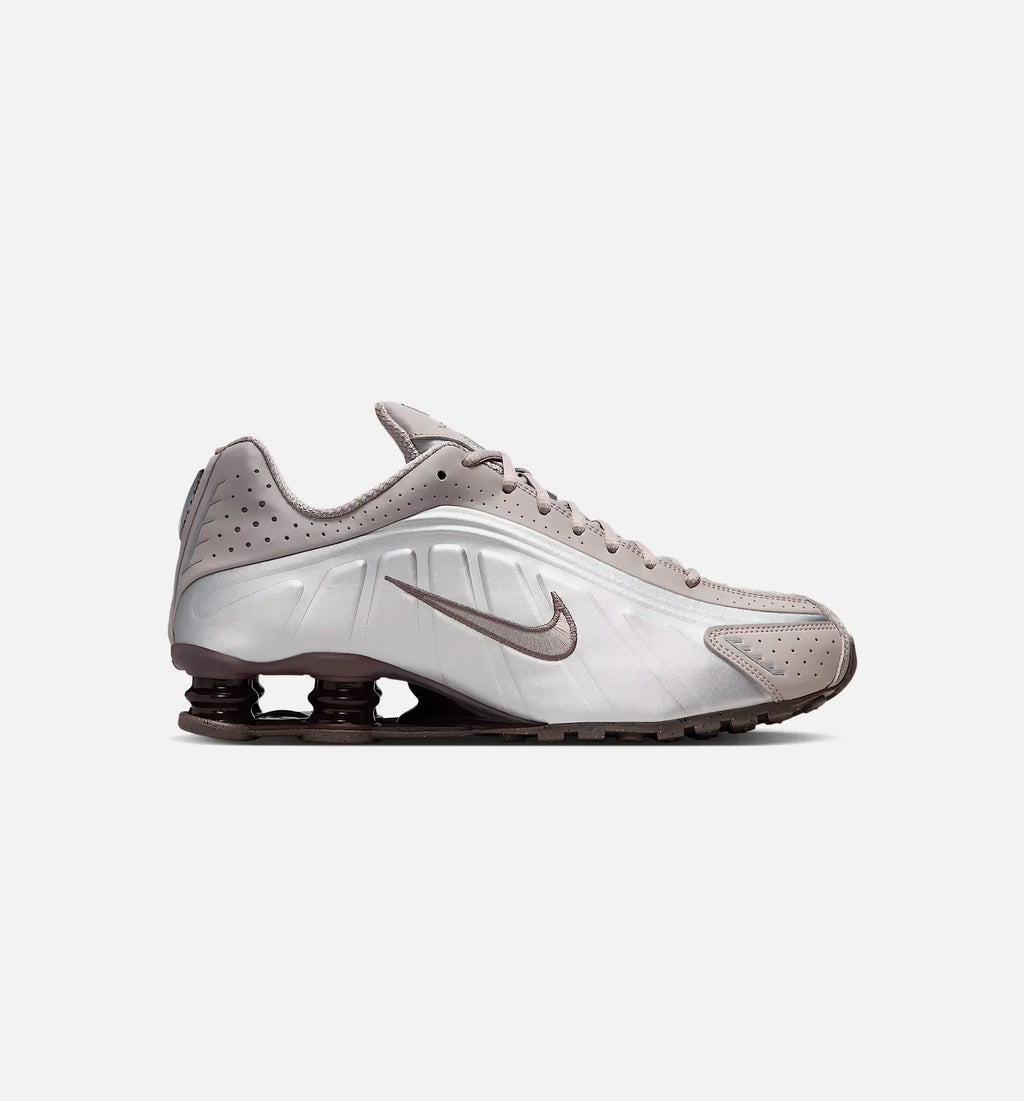 Shox R4 Mens Lifestyle Shoe Cave Stone College Grey Baroque Brown Cave Stone
