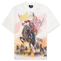 Represent x Iron Maiden Steed T Shirt Flat White