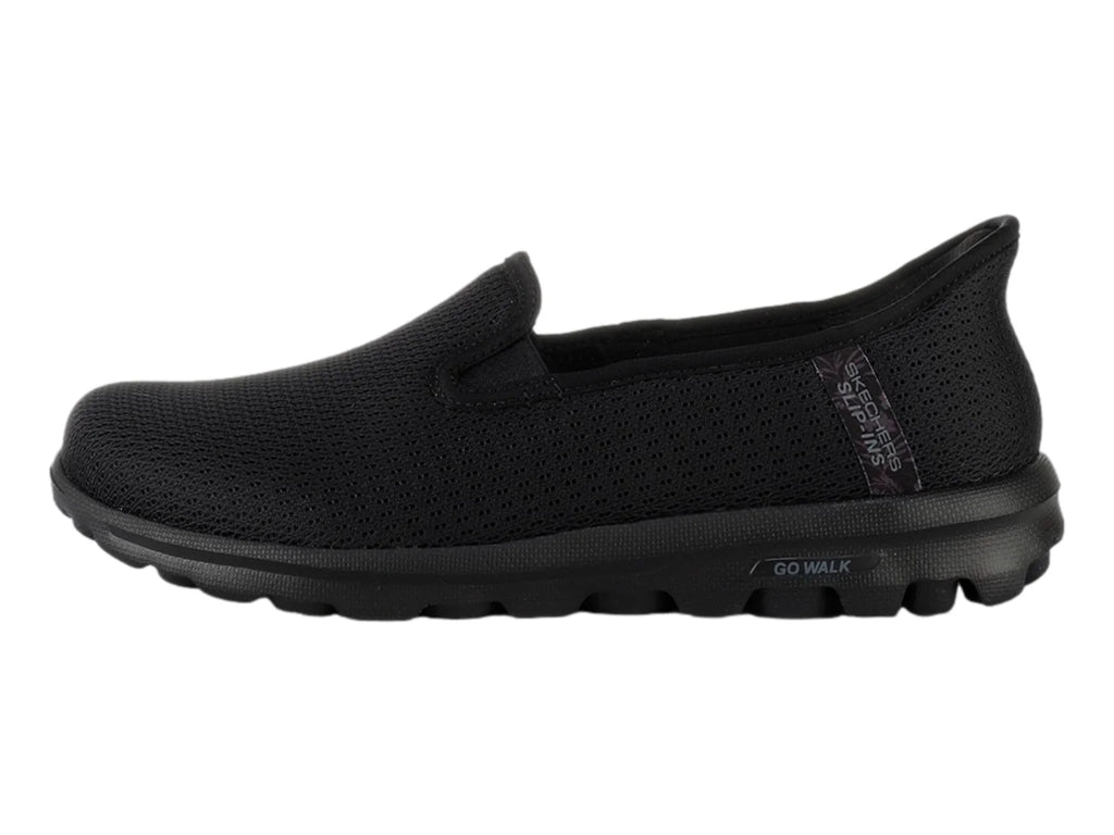 Tenis Skechers Go Walk Travel Negro para Mujer