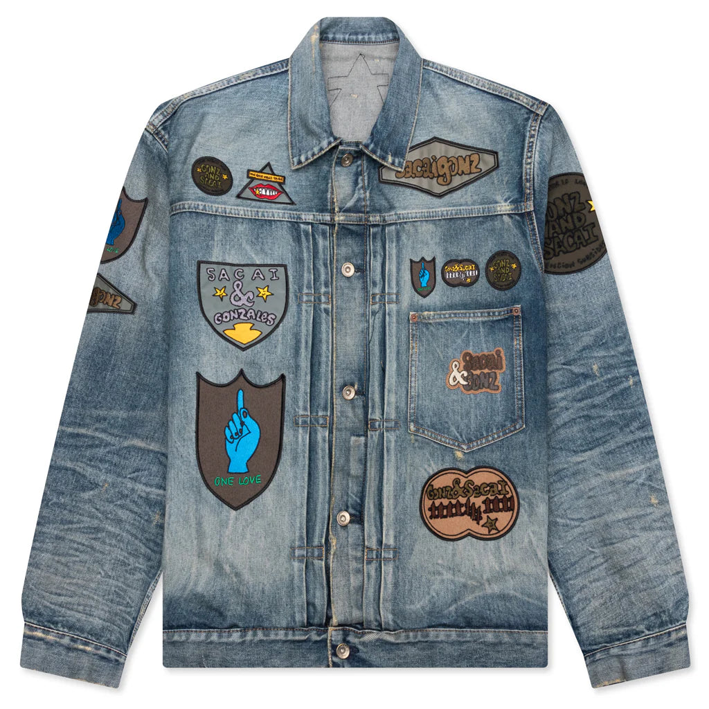 Sacai Gonz Denim Jacket Light Blue