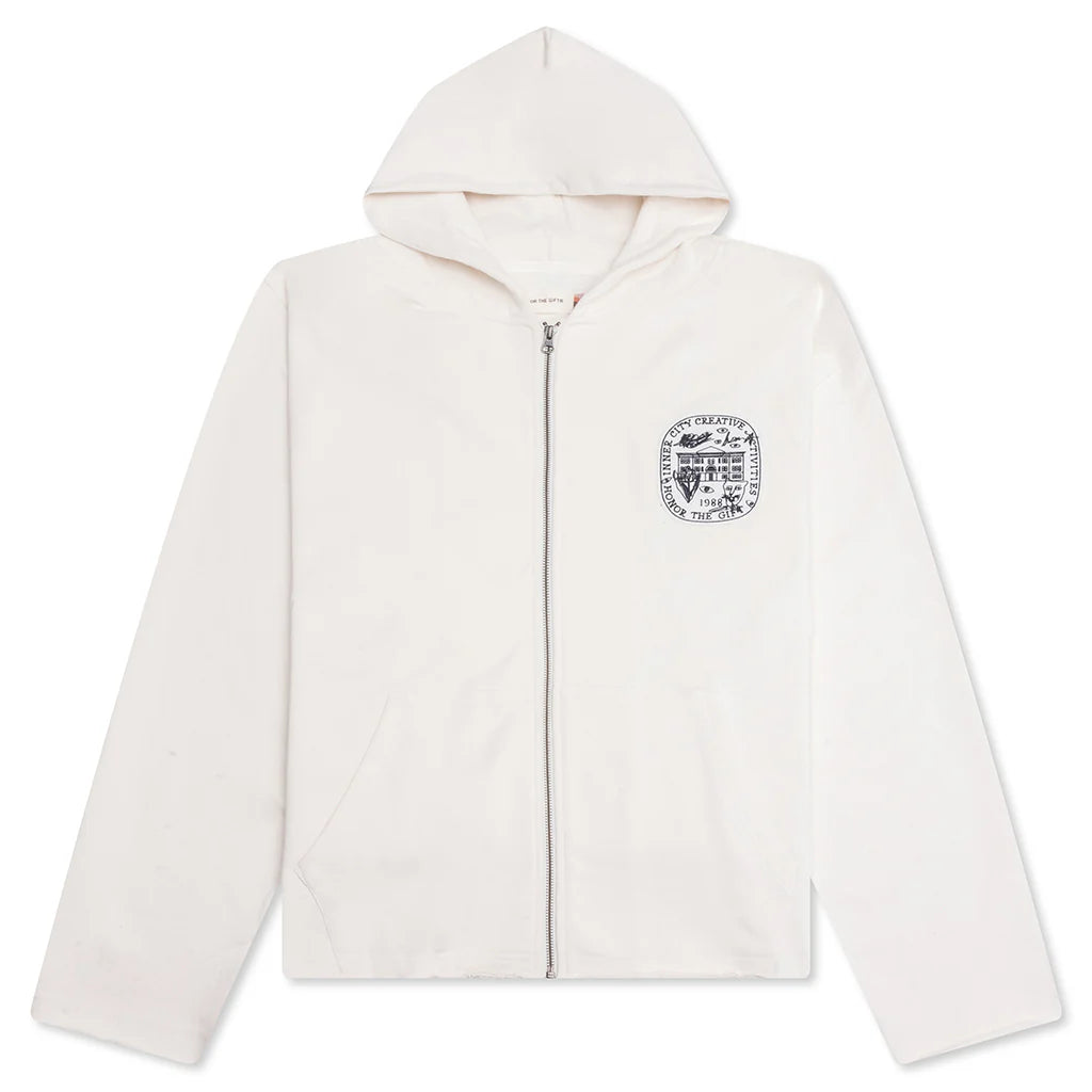 Honor Art Institute Zip Hoodie Bone
