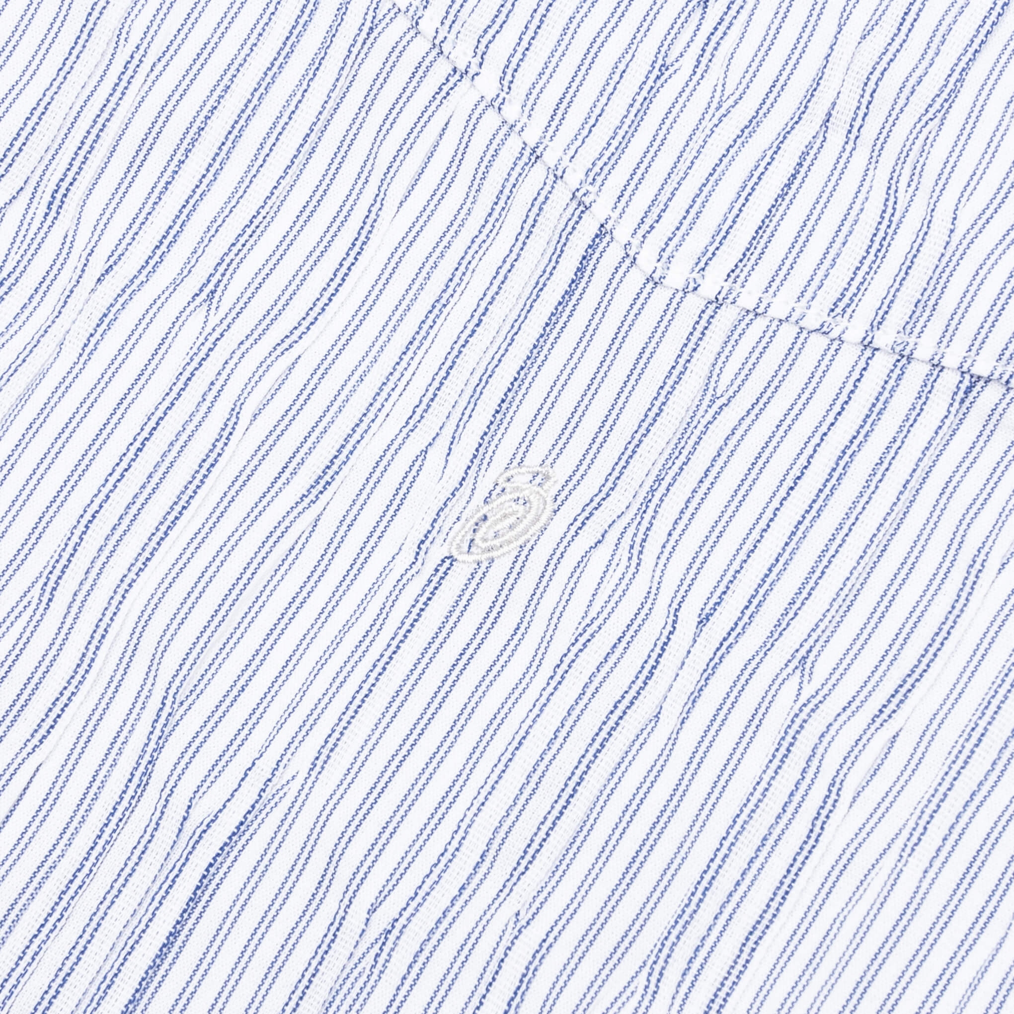 Wavy Striped Shirt Blue