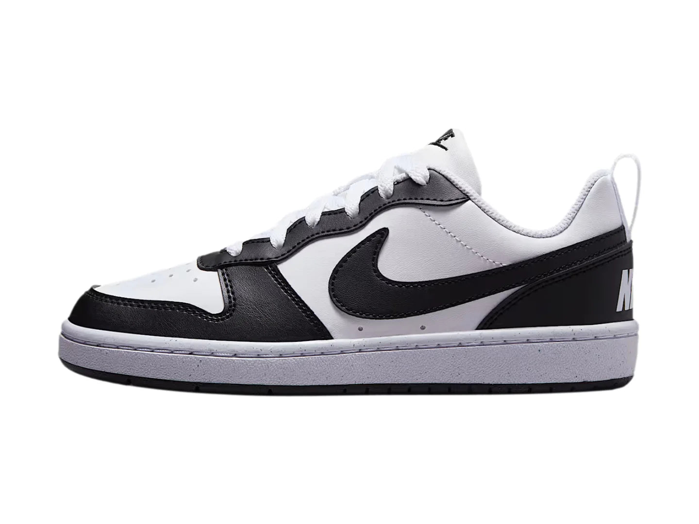 Tenis Nike Court Borough Low Blanco y Negro para Niño