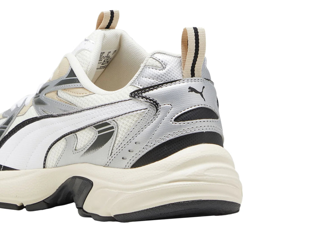 Tenis PUMA Milenio Tech Blanco y Plateado para Hombre
