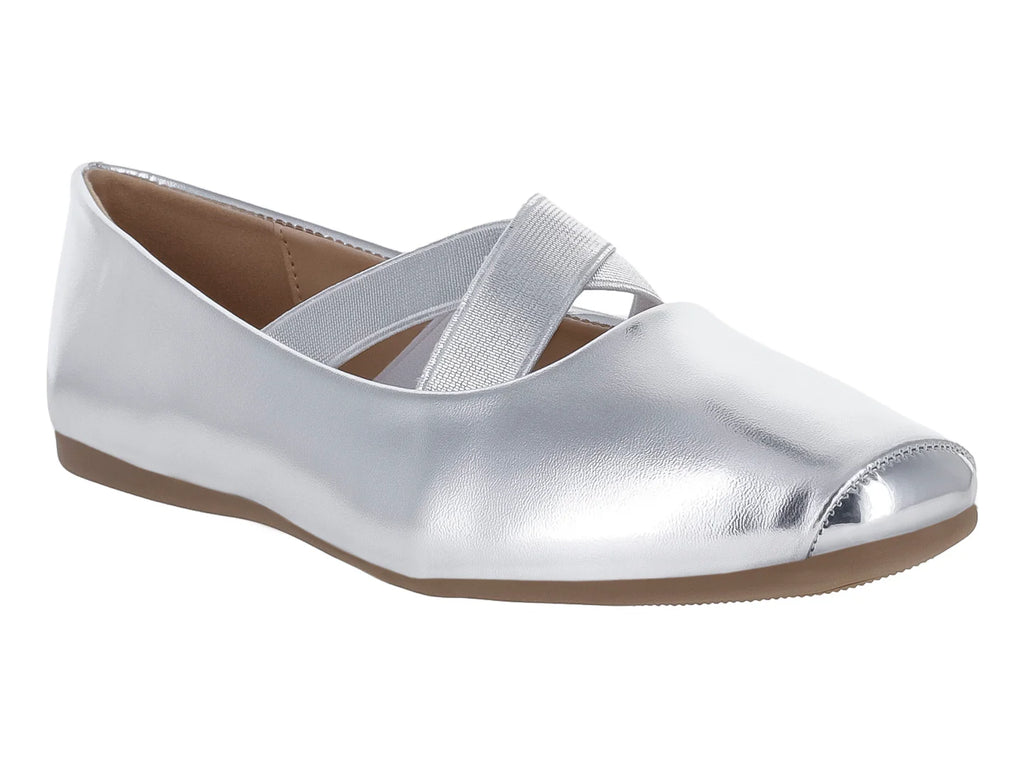 Zapatos Flats EFE Color Plata para Mujer