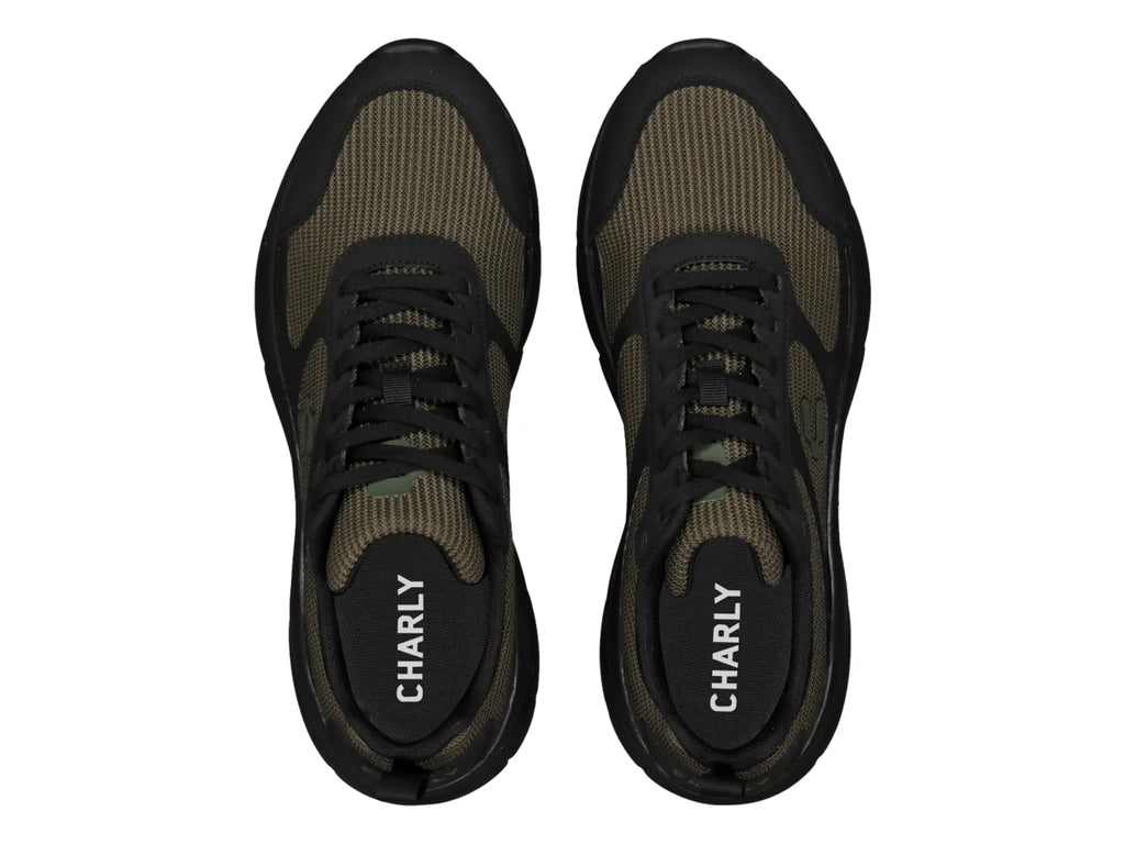Tenis Charly Light Sport Olivo y Negro para Hombre