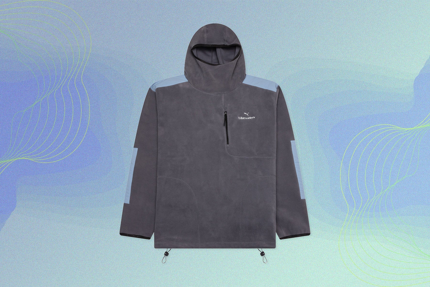 Puma x Liberaiders Balaclava Hoodie Galactic Gray