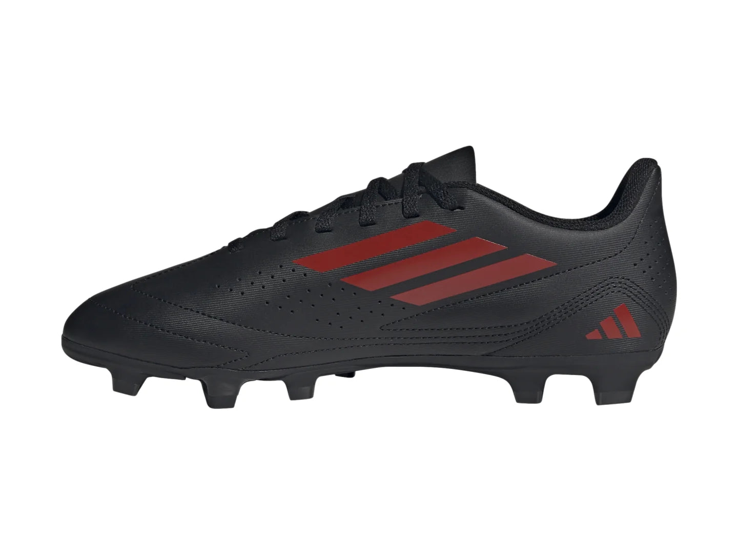 Tenis de Fútbol Adidas Deportivo III Negro y Rojo para Hombre