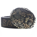 Top 5 Bull Rider Studded Belt Black